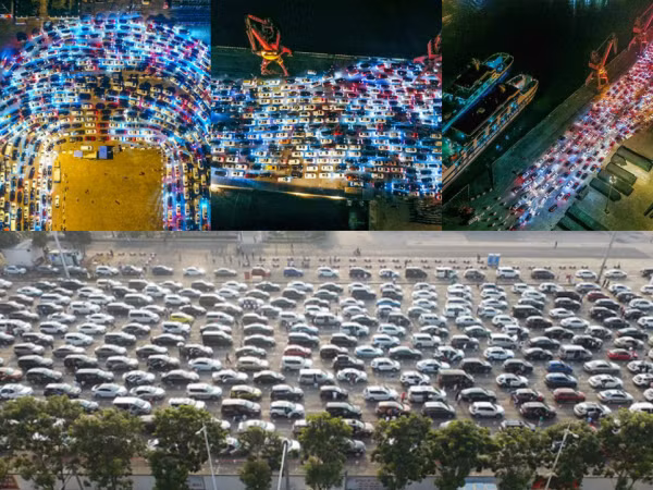 Choáng với cảnh tắc đường dài 10 km ở Trung Quốc sau Tết