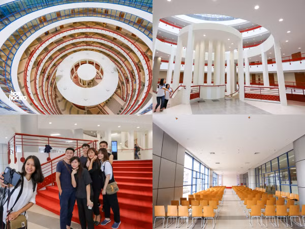 Choáng với "giảng đường thế kỷ" hiện đại nhất Việt Nam của sinh viên Kinh tế Quốc dân