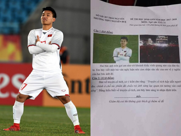 Các bạn học sinh hào hứng khi dáng đứng "cool ngầu" của Vũ Văn Thanh vào đề thi HSG Văn