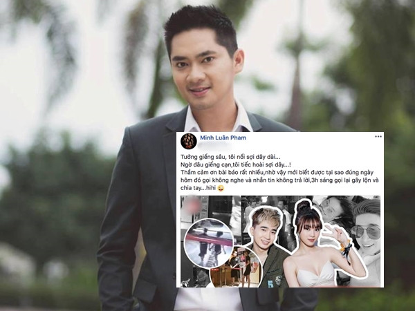 Minh Luân úp mở Chi Dân là kẻ thứ 3 khiến anh và Ninh Dương Lan Ngọc chia tay?