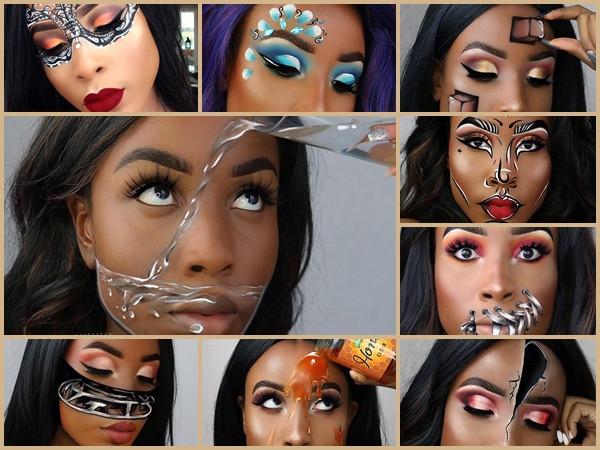 Bạn sẽ phải kinh ngạc trước những màn trang điểm "vi diệu" này