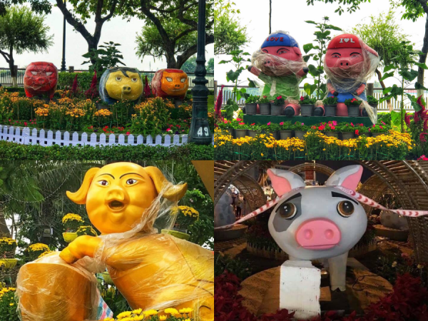 Lộ diện biểu tượng heo dịp Tết, cộng đồng mạng không nhịn nổi cười vì quá "xuất thần"