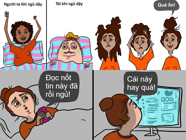 Bộ tranh nỗi khổ không tên của con gái