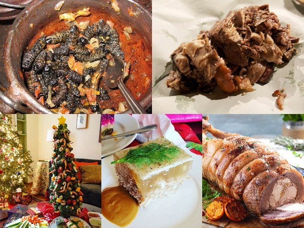 Rùng mình với 5 món ăn kỳ lạ dịp Giáng sinh