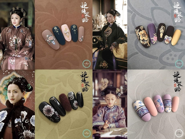 Hội chị em thích thú với những bộ nail đẹp "khó cưỡng" lấy cảm hứng từ "Diên Hy Công Lược"