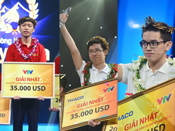 3 nhà vô địch đang nắm giữ kỷ lục của Đường lên đỉnh Olympia