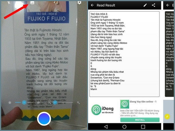 Ứng dụng giúp nhận diện và trích xuất nội dung văn bản từ hình ảnh