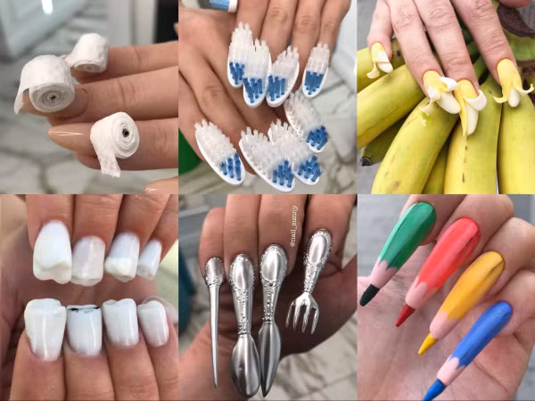 Cười “té ghế” với những mẫu nail “nghìn người có một” của hội chị em mê làm móng