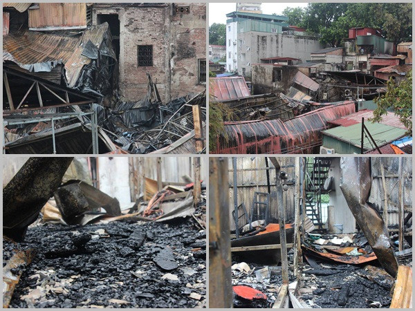 Hai thi thể người được tìm thấy tại hiện trường vụ cháy gần Bệnh viện Nhi