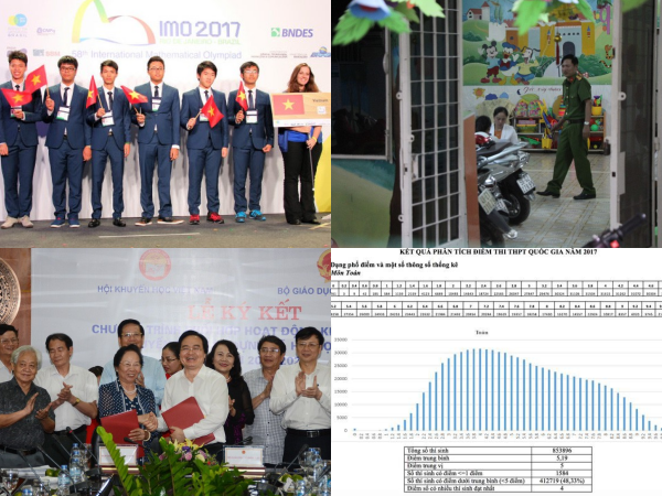 Top 10 sự kiện giáo dục nổi bật năm 2017