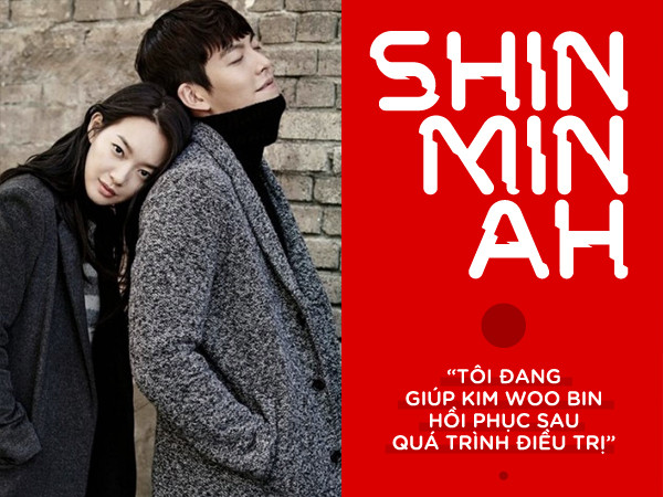 Shin Min Ah luôn ở bên động viên Kim Woo Bin vượt qua giai đoạn khó khăn này