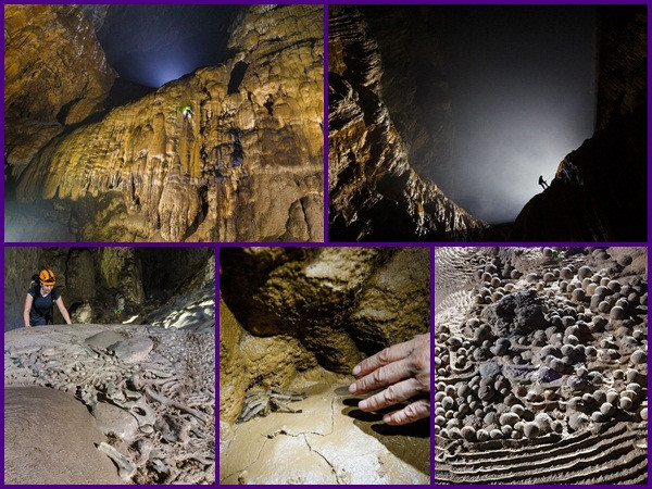 Ngất ngây với vẻ đẹp của “Bức tường Việt Nam” trong hang Sơn Đoòng