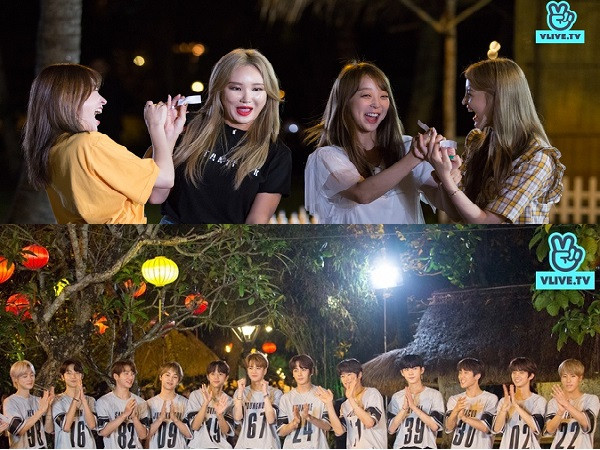 EXID, The Boyz thích thú trải nghiệm các trò chơi dân gian Việt Nam