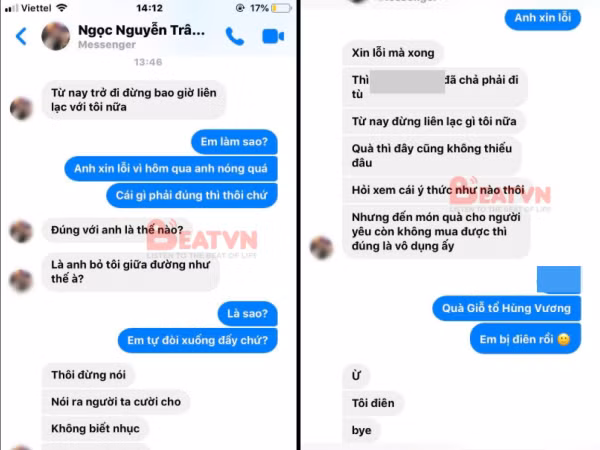 Cô gái mắng người yêu, đòi chia tay chỉ vì giỗ tổ Hùng Vương không được tặng quà