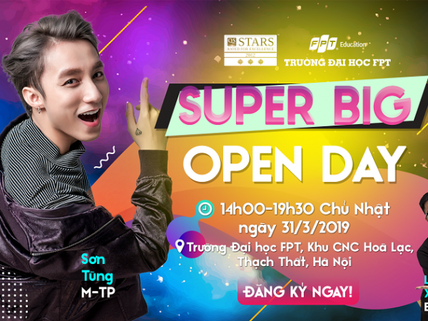 Sơn Tùng M-TP bất ngờ góp mặt tại "Super Big Open Day" của học sinh, sinh viên FPT