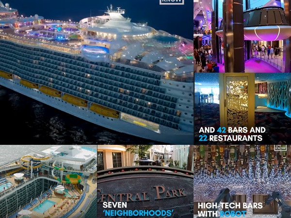 Trải nghiệm trên chiếc tàu du lịch lớn nhất thế giới