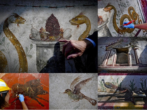 Tìm thấy điện thờ 2.000 năm tuổi nằm im lìm dưới lớp tro bụi núi lửa