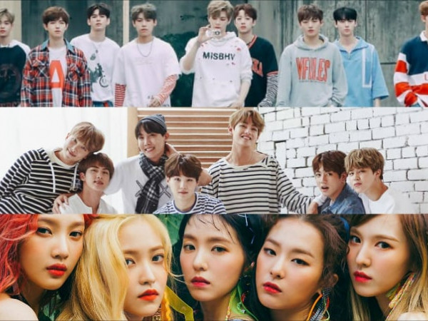 Wanna One, BTS và Red Velvet là ba nghệ sĩ dẫn đầu BXH giá trị thương hiệu ca sĩ tháng 8