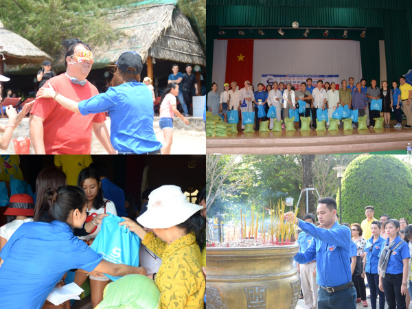 Đoàn viên Đoàn cơ sở phía Nam tham gia hoạt động “Về nguồn”