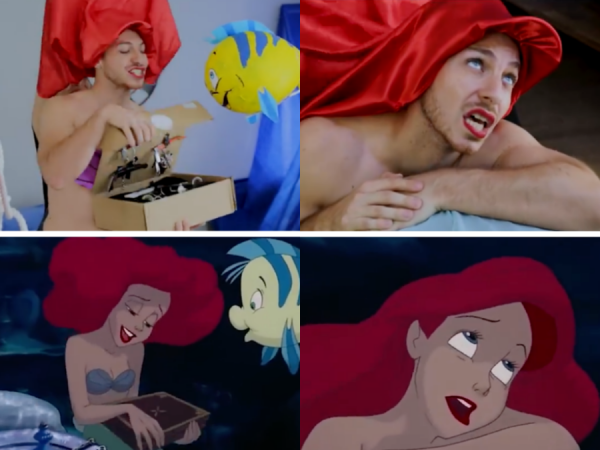 Dân mạng cười ngặt nghẽo khi xem màn cosplay "Nàng tiên cá" của chàng trai Pháp