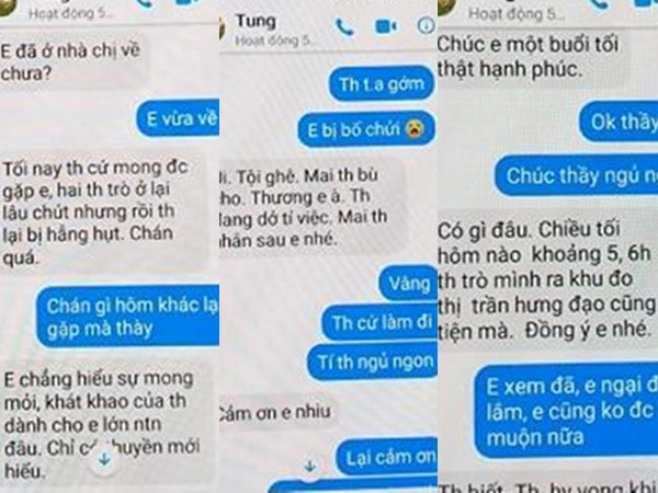 Điều chuyển thầy giáo nhắn tin với nội dung nhạy cảm cho nữ sinh