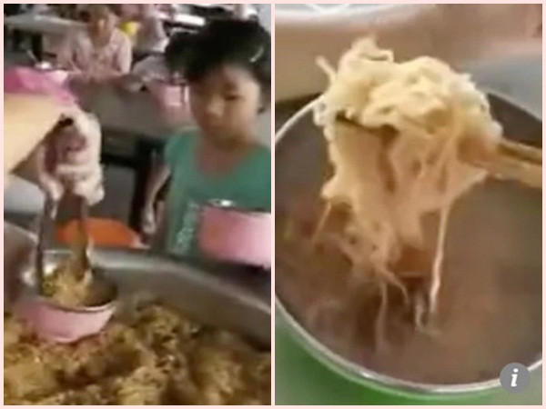 Cho học sinh ăn trưa mì sợi, hiệu trưởng mất việc