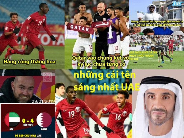 UAE bị chế ảnh "thánh nhọ" khi bao trọn khán đài vẫn thua thảm