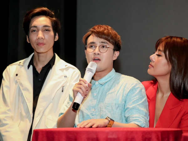 Hội bạn thân Huỳnh Lập, Quang Trung đến chúc mừng nghệ sĩ Kiều Linh ra mắt web-drama mới