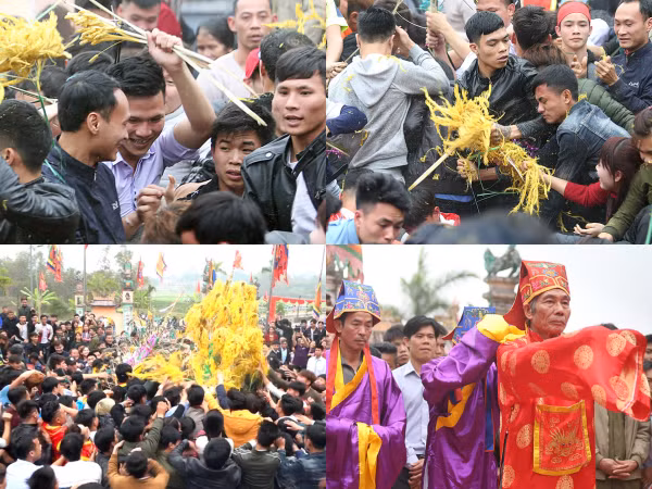 Vĩnh Phúc: Giẫm đạp cướp lộc ở hội Rước cây bông