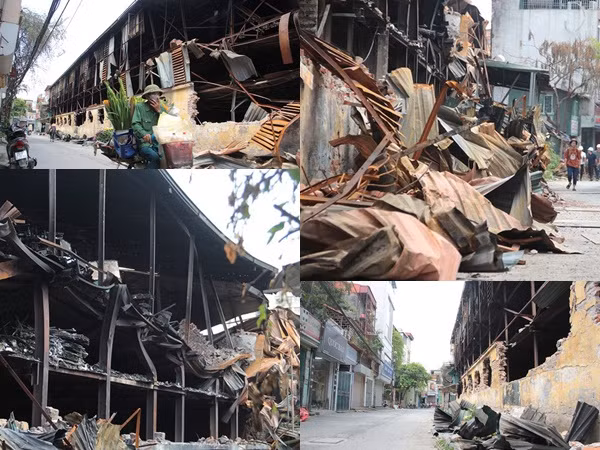 Vụ cháy Công ty Rạng Đông: Hiện trường vẫn ngổn ngang vật liệu nguy hiểm