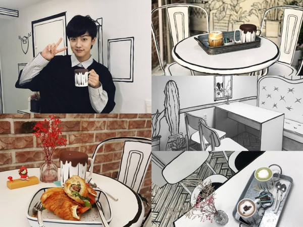 Giới trẻ Hàn Quốc “phát cuồng” với quán cà phê truyện tranh “ảo diệu” Comic World 