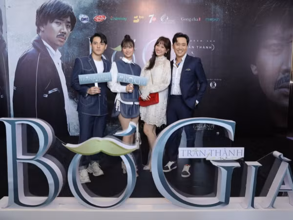 Thu Minh, vợ chồng Nhi - Thắng đến mừng Trấn Thành ra mắt web drama “Bố già”