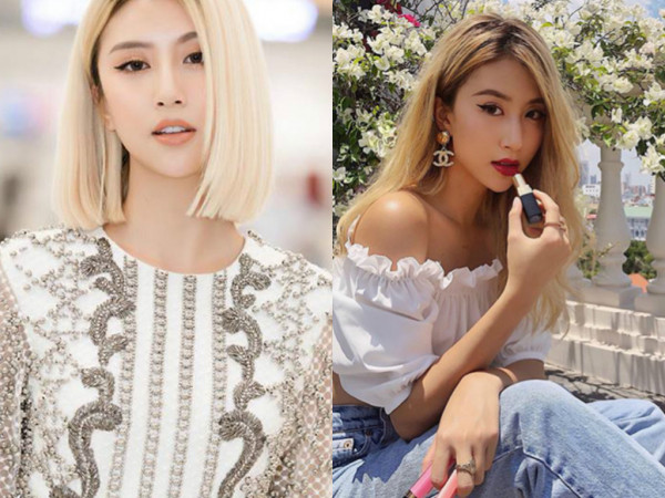 Quỳnh Anh Shyn lăng xê mốt tóc nhuộm lộ chân đen loang lổ