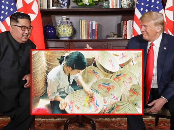 Hãng tin Reuters: người dân Việt Nam sẽ tặng nón lá cho 2 nhà lãnh đạo đội nếu trời mưa