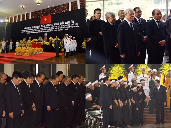 Lễ viếng nguyên Tổng bí thư Đỗ Mười