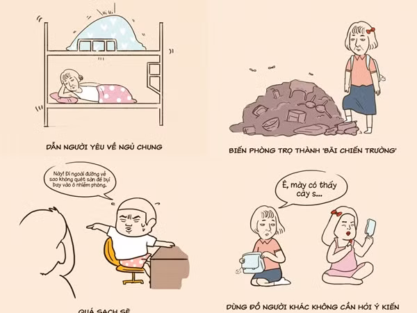 10 kiểu bạn cùng phòng khó ưa nhất "hệ mặt trời" 