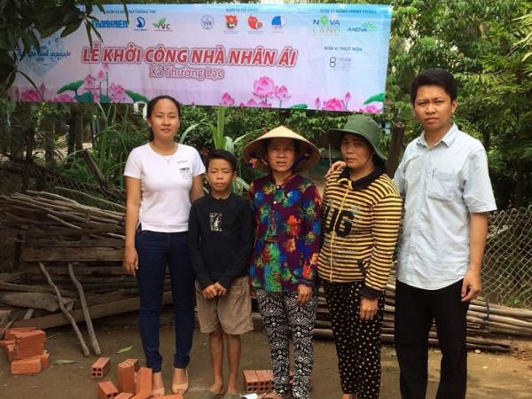 7 căn "nhà nhân ái" được trao tặng cho bà con nghèo Hồng Ngự, Đồng Tháp