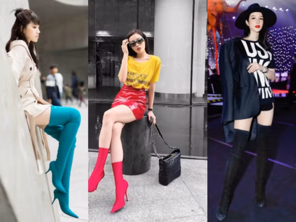 Boots cao cổ - phụ kiện "chất ngất" khi ra phố của sao Việt