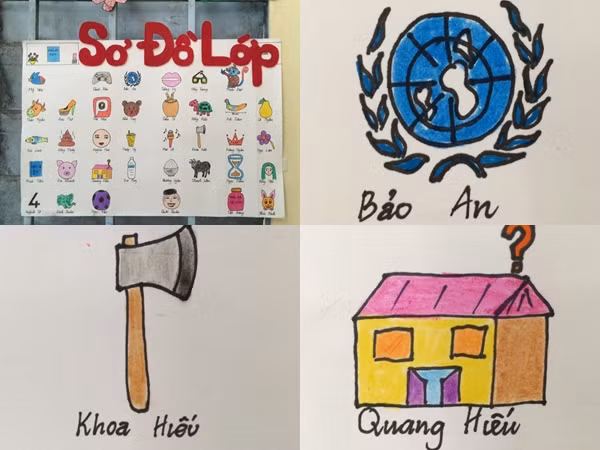 Lịm tim với sơ đồ lớp siêu đáng yêu của teen THPT Võ Văn Kiệt (Vĩnh Long)