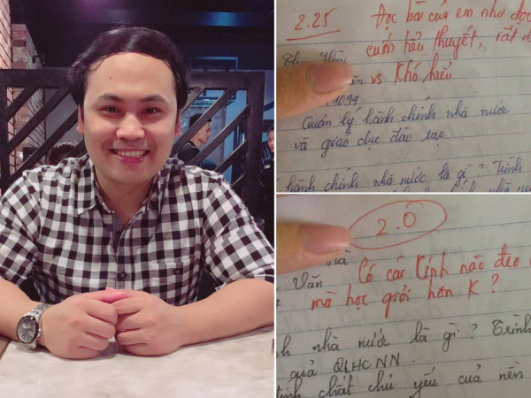 Cười té ghế với những lời phê siêu “bá đạo” của thầy giáo trường Đại học Vinh