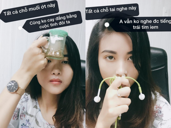 "Đồ vật nói hộ lòng tôi" - Bộ ảnh của bạn gái xinh xắn này sẽ làm bạn cười "lăn lộn"