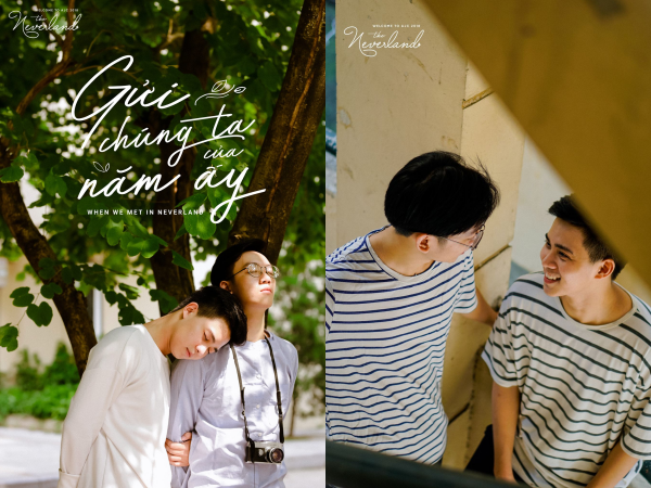 Dân mạng "rụng tim" với bộ ảnh thanh xuân đầy ngọt ngào của cặp nam sinh trường Báo