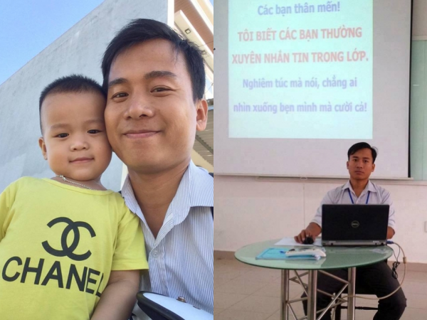 Thầy giáo khiến học sinh "cười bò" khi cảnh cáo việc nhắn tin trong lớp theo cách thức "bá đạo"