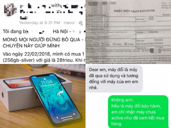 iPhone X mua mới bị lỗi main và câu trả lời từ cửa hàng: Khách "không đổi máy cũ thì... chịu"!