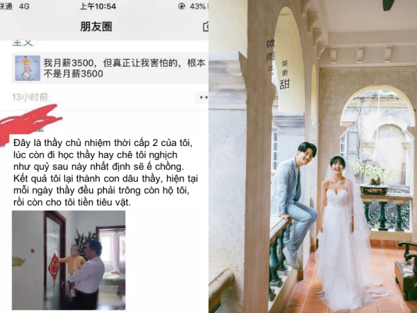 Bị thầy "trù" ế chồng vì quá nghịch ngợm, nữ sinh cưới luôn con trai thầy để "trả thù"