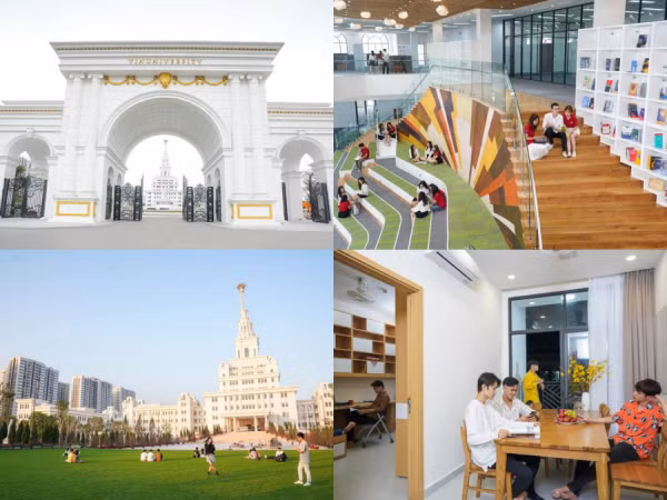 Cận cảnh trường Đại học VinUni: Xịn xò chẳng khác nào những ngôi trường ở châu Âu