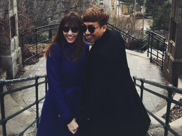 Hari Won và Trấn Thành cực tình cảm trong chuyến du lịch tại Canada 