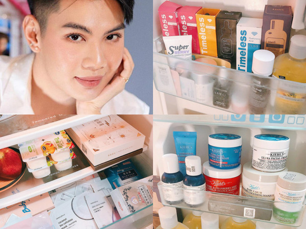 Điều bất ngờ trong tủ lạnh của Đào Bá Lộc: Cả "kho tàng" trăm món skincare