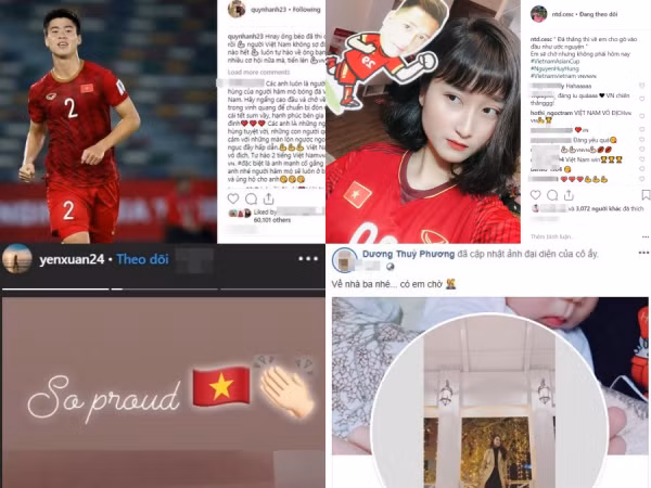 Vợ, bạn gái các cầu thủ tuyển Việt Nam đăng gì lên MXH sau trận thua Nhật Bản?