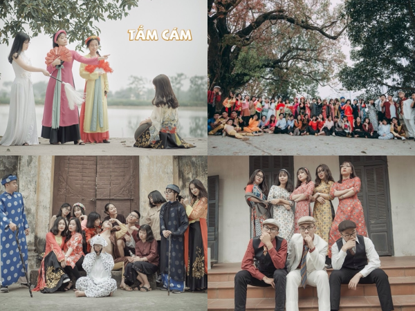 Teen Bắc Giang chụp ảnh kỷ yếu mô phỏng tác phẩm văn học Việt Nam